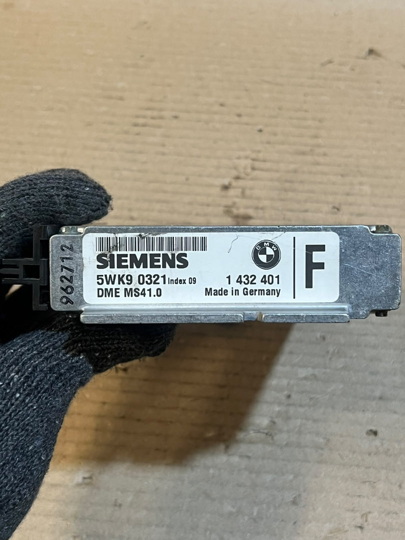 BMW E36 E39 E38 Z3 M52 Engine ECU DME MS41.0 1432401 5WK90321 Index 09 OEM