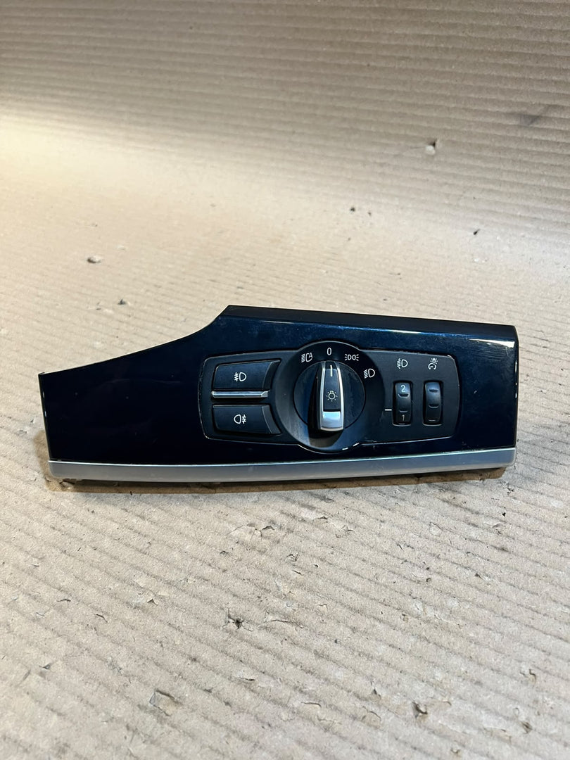 BMW 5 Series F10 F11 F07 Headlight Light Control Switch Unit 9192746 OEM