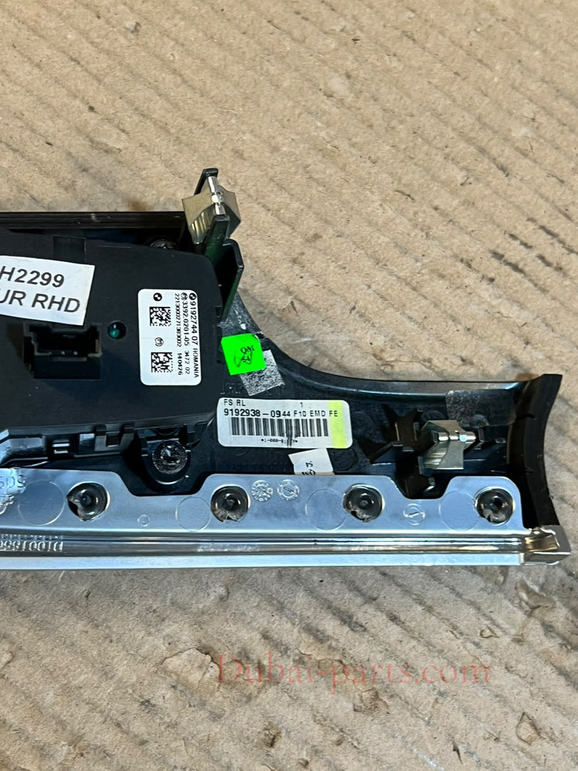 BMW X3 F25 X4 F26 5 Series F10 F11 F07 Headlight Light Control Switch 9192744 OEM