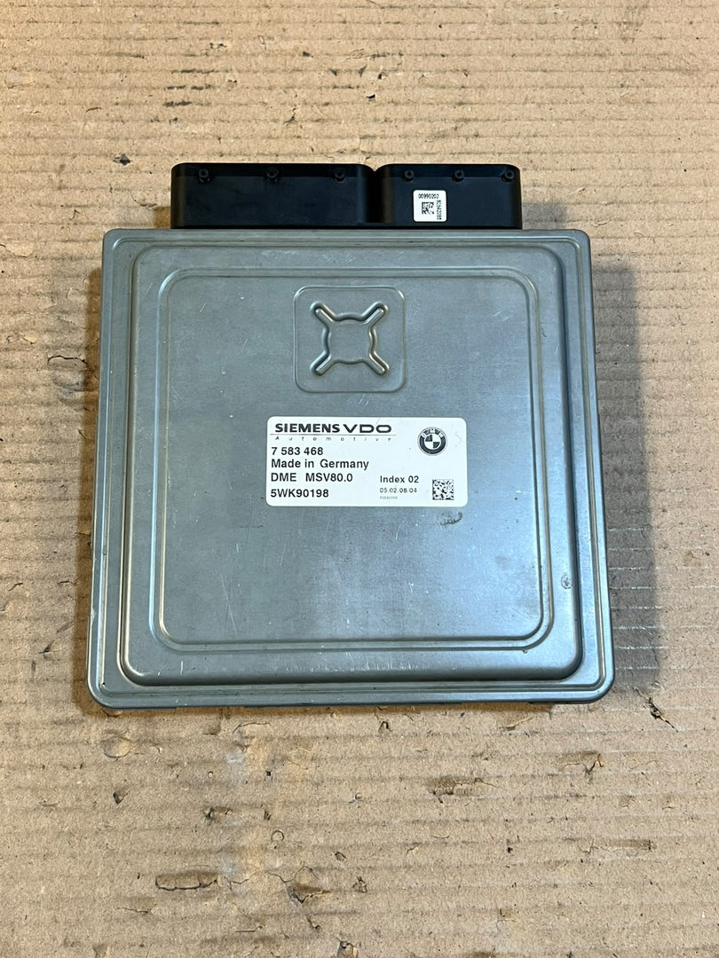 2008 BMW X5 E70 N52N 3.0L Engine ECU DME MSV80.0 7583468 OEM