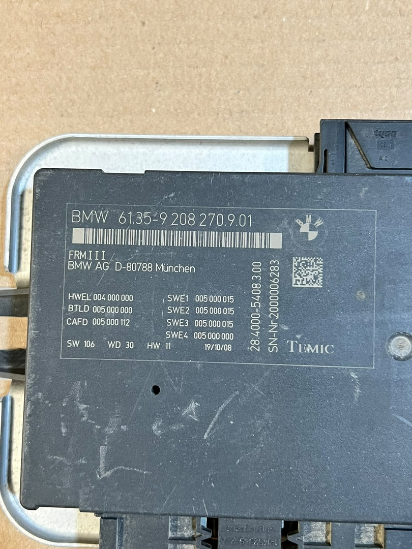 BMW 7 Series F01 F02 5 Series F07 F10 F11 FRM3 Footwell Module 9208270 OEM