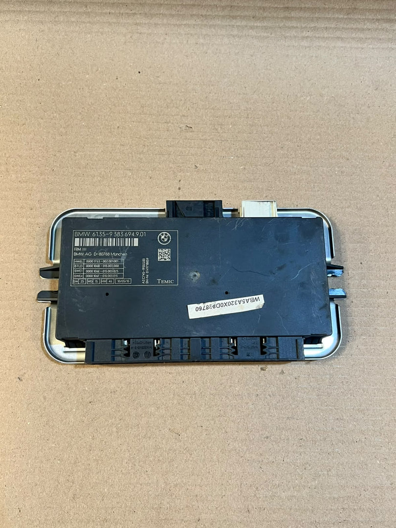 BMW 5 Series F10 F11 X4 F26 FRM3 Footwell Light Control Module 9383694 OEM