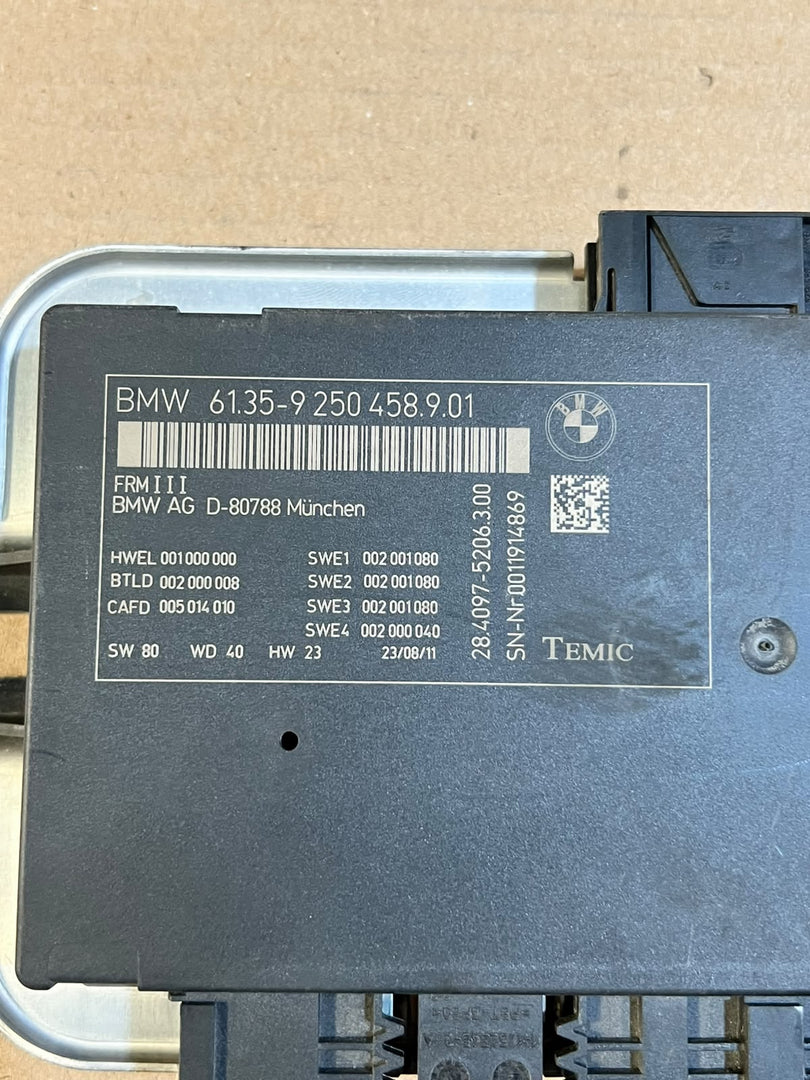 BMW X3 F25 X4 F26 FRM3 Footwell Light Control Module 9250458 OEM