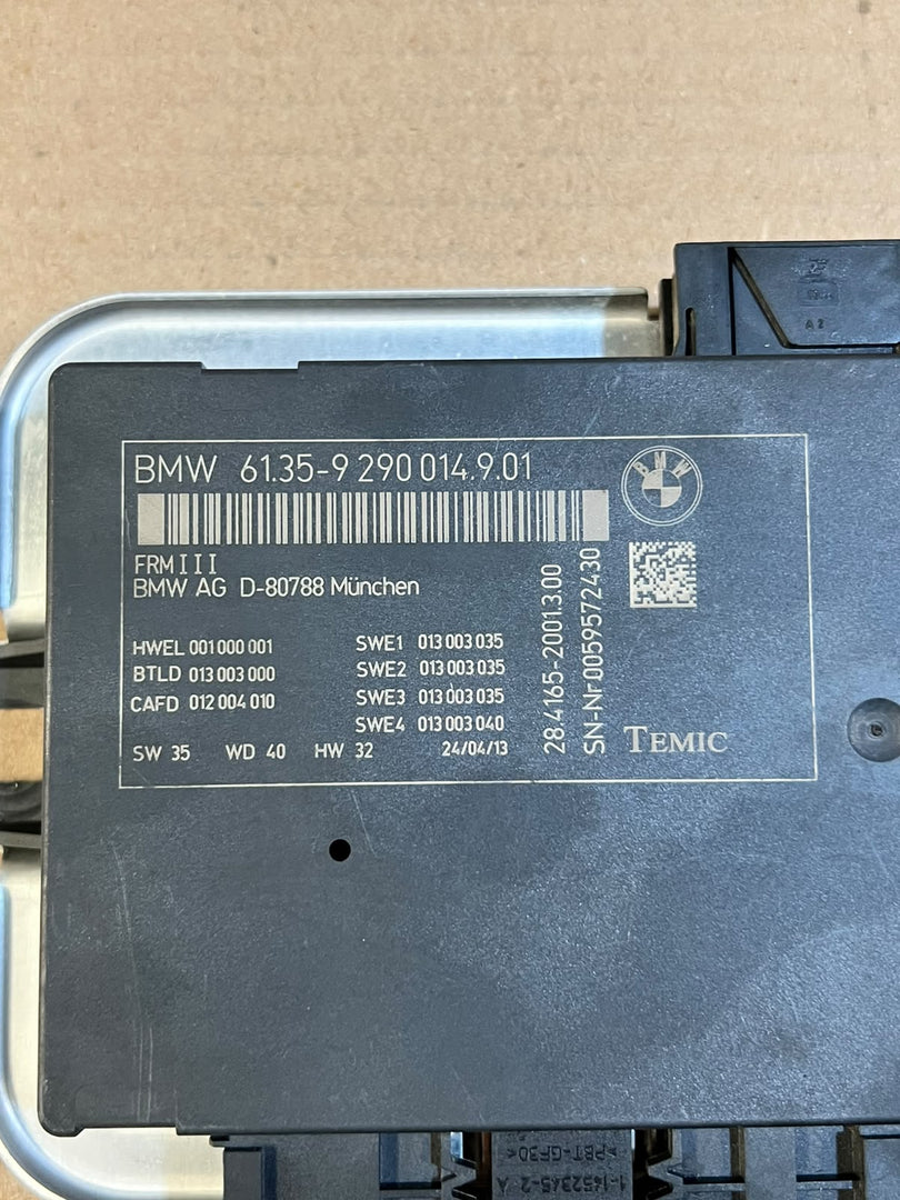 BMW X3 F25 FRM3 Footwell Body Light Control Module 9290014 OEM