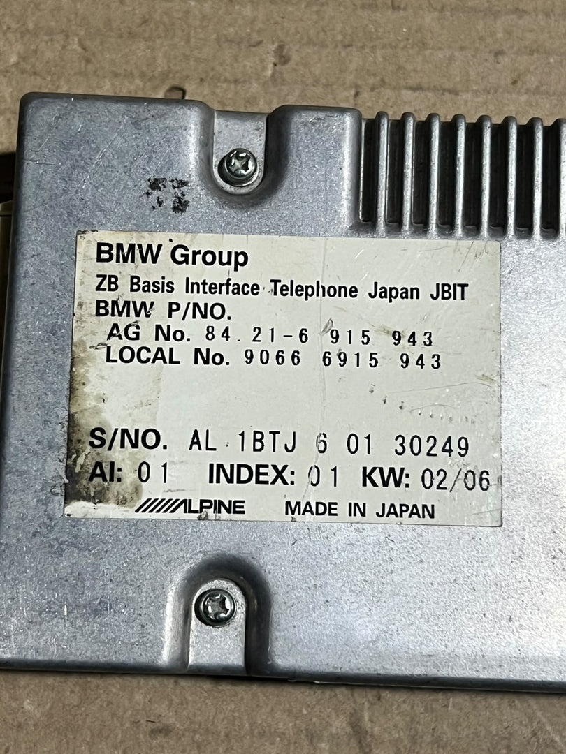 BMW 7 Series E65 E66 E67 X3 E83 Z4 E85 E86 JBIT Bluetooth Phone Interface Module 6915943 OEM