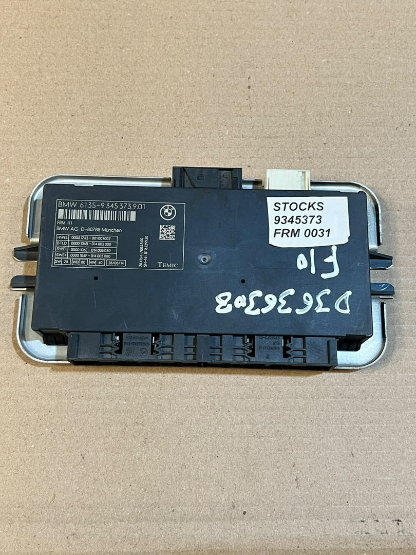 BMW 5 Series F10 F11 528i 535i 550i FRM3 Footwell Light Control Module 9345373 OEM