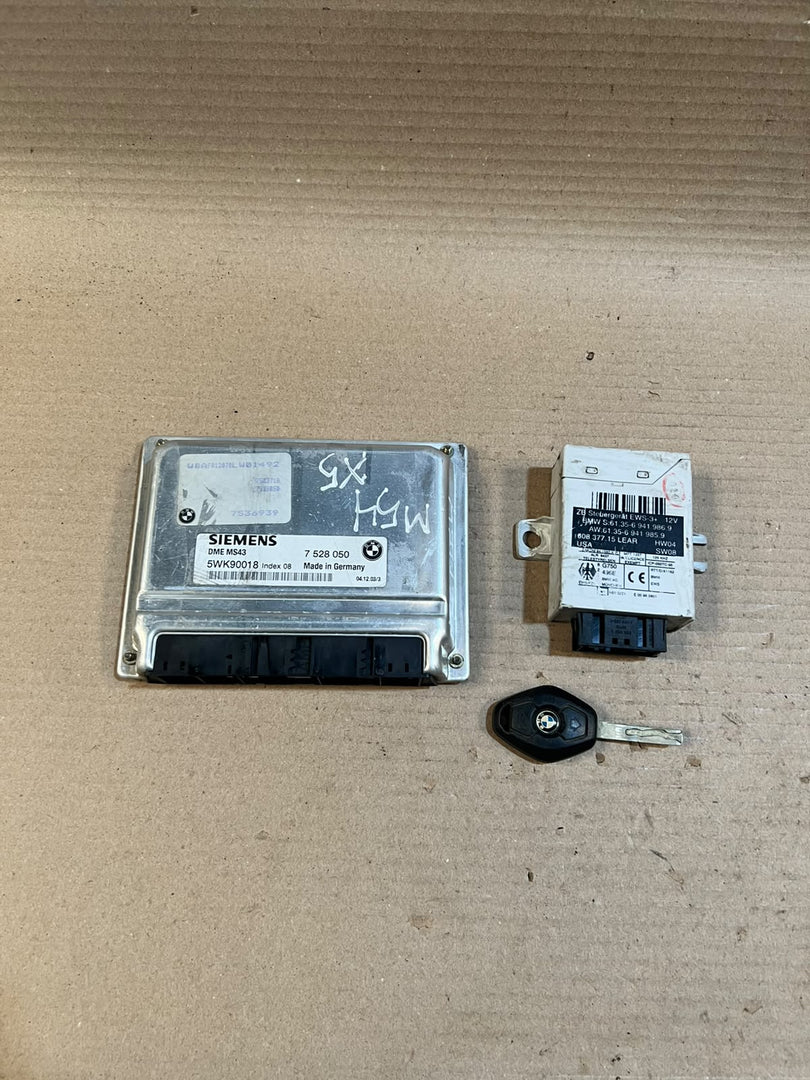2004 BMW 325xi E46 E39 E53 3.0 M54 ECU DME Engine Control Module Set 7528050 OEM