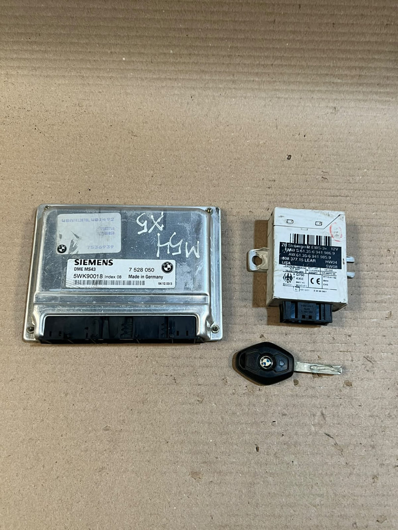 2004 BMW 325xi E46 E39 E53 3.0 M54 ECU DME Engine Control Module Set 7528050 OEM