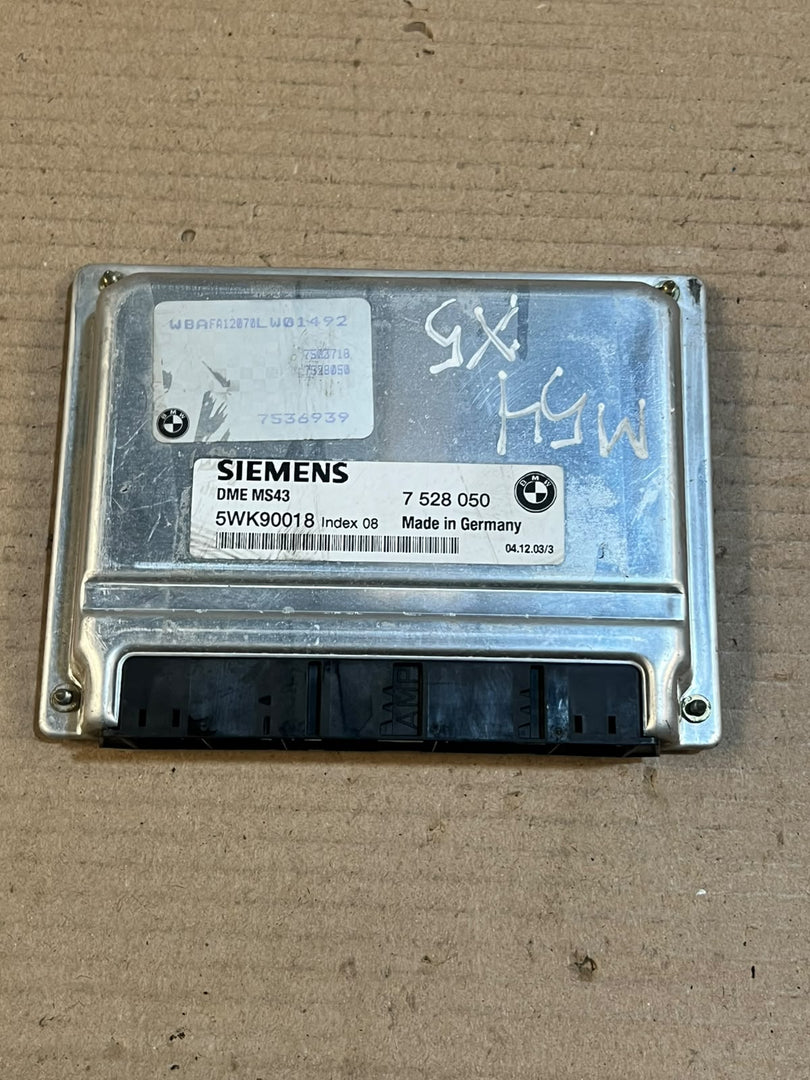 2004 BMW 325xi E46 E39 E53 3.0 M54 ECU DME Engine Control Module Set 7528050 OEM